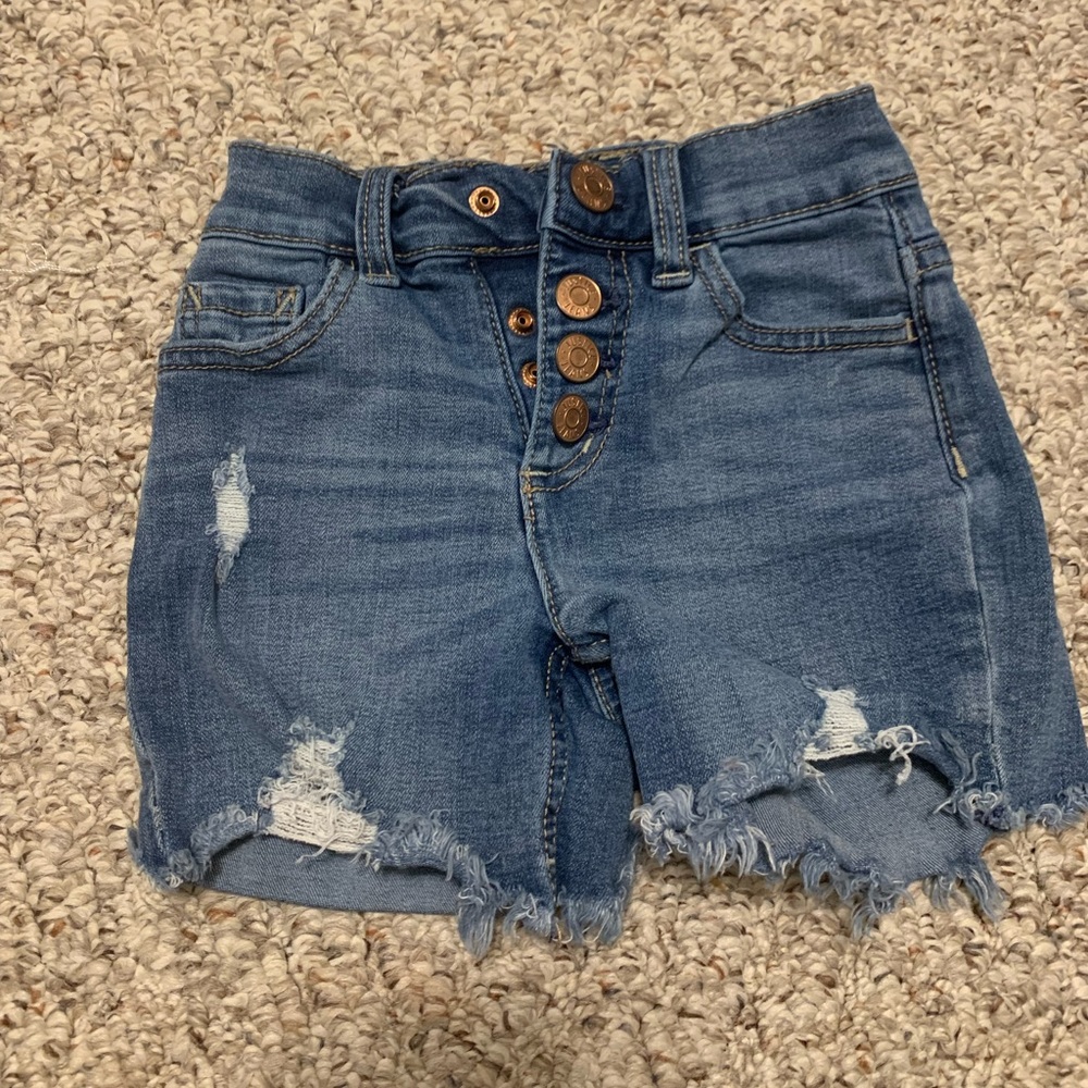 Justice jean shorts girls size 8
